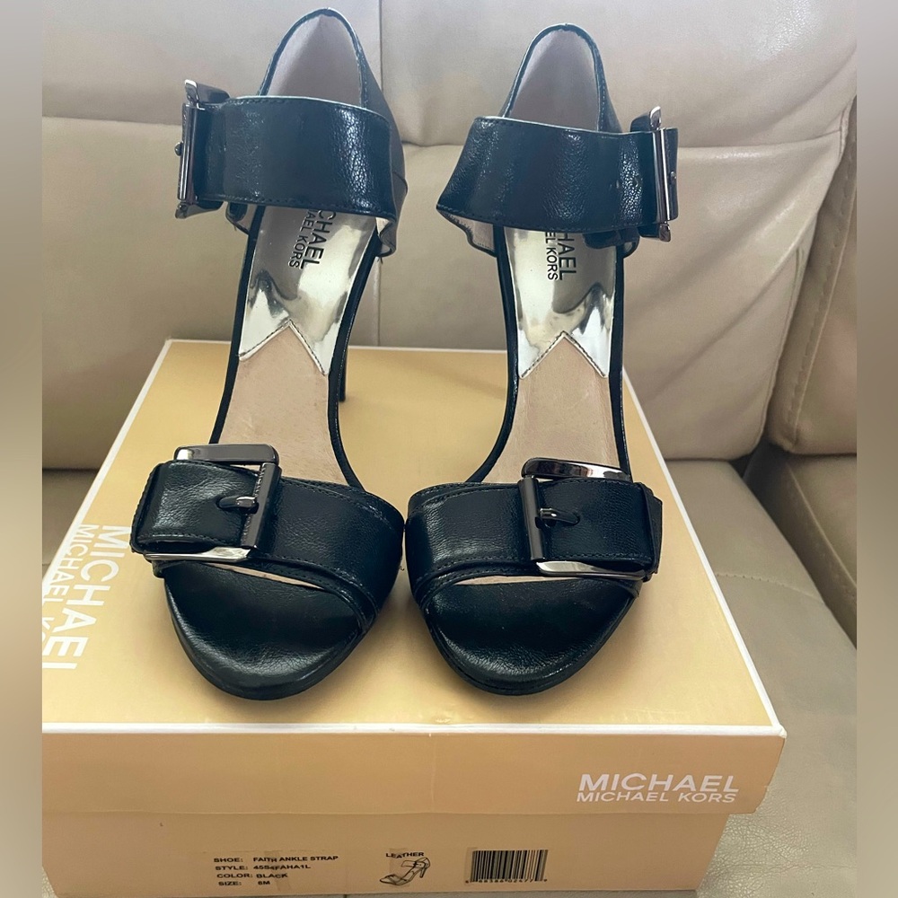 Michael Kors Faith Ankle Strap Heels